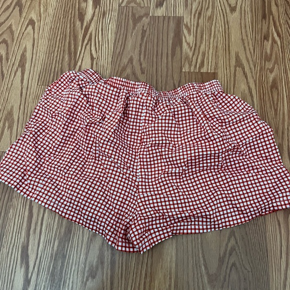 Target Red Checkered Athletic Shorts - Picture 3 of 3